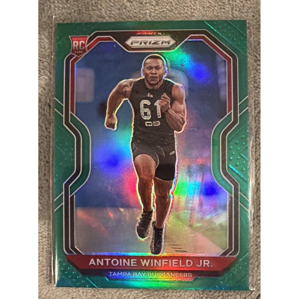 2020 Panini Prizm - Rookie Antoine Winfield Jr. #322 Green Prizm (RC)
